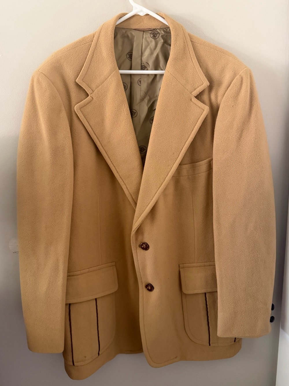 🤎Vintage Johnny Carson Camel Wool Sport Coat🤎 ~Approx. Men’s 44R